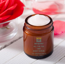 Load image into Gallery viewer, ALL THE TEA CBD BODY SCRUB